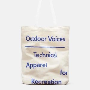 OUTDOOR VOICES OV Natural Tote Bag